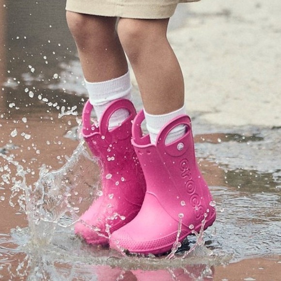 Crocs Kids' Handle It Rain Boot, Navy, 6 - Picture 2 of 11